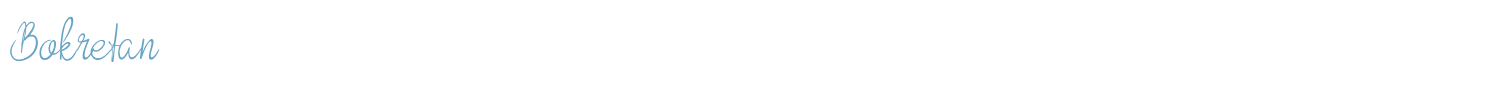 sample Bokretan font